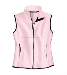 Wholesale unisex winter breathable windproof polar fleece coats Jacket Vest with your custom logo , Labels, Tags Puff Printing