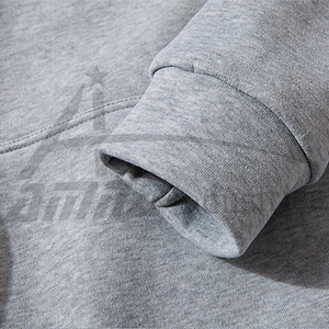 Traje de entrenamiento para trotar al aire libre de lana para hombre, ropa deportiva con capucha, traje para trotar liso entallado - Product Image 3