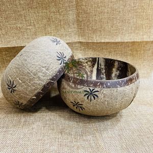 BOL EN COQUE DE NOIX DE COCO ET CUILLÈRE EN BOIS SET ACAI SMOOTHIE BOUDDHA BOL EN NOIX DE COCO FABRIQUÉ AU VIET NAM - Product Image 1