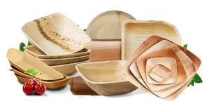 Assiettes Areca de couleur verte - Product Image 6