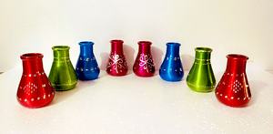 Vase à fleurs métallique en aluminium Décoration de table pour rafraîchir votre espace pour les pots de fleurs - Product Image 4