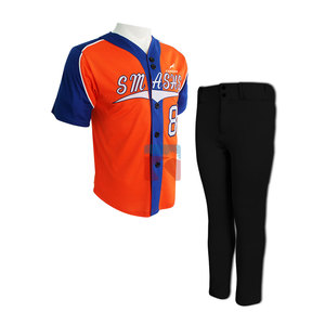 Custom Designed Baseball Uniform Fashionable Jersey with Slim Fit Trouser Printed Training Baseball Uniform - Product Image 3