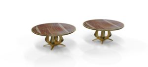 Gold Plating Casting Cake Stand With Marble Top <b>Decorative</b> Cake Stand Premium Quality Fancy Luxuries Desert Cake <b>Sand</b> Server - Product Image 5