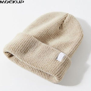 Gorrito personalizado para hombre y mujer, 6 colores, para Primavera e invierno, logo personalizado, venta al por mayor - Product Image 2