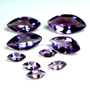 พลอยอเมทิสต์ธรรมชาติได้รับการรับรองคุณภาพอัญมณีอัญมณีอัญมณีเจียระไนแบบหลวมตัดเหลี่ยมเพชรพลอยแบบปรับแต่งได้ทำหินอเมทิสต์ - Product Image 5