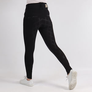 กางเกงขี่ม้าเอวสูงสำหรับผู้หญิงเสื้อผ้าแบบเต็มที่นั่งกางเกงขี่ม้าแบบกำหนดเองขายส่ง - Product Image 3