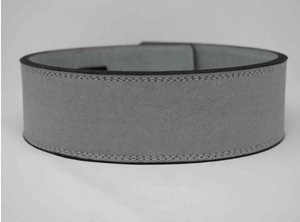 Cinturón de levantamiento de pesas de cuero para entrenamiento, correa de cuero genuino negro para gimnasio, con hebilla de palanca trasera de ante - Product Image 3