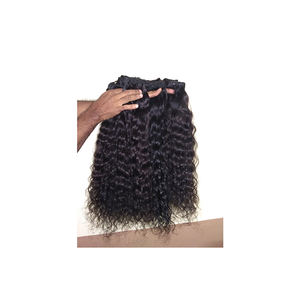 Fabricación India 100% Paquetes de cabello humano brasileño Trama única en el suministro a granel de La India - Product Image 1