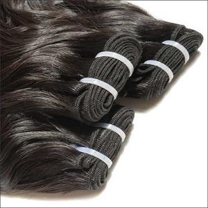 Extensions de cheveux naturels indiens du sud, qualité Remy, double trame, vierges bruts, non traités, cuticules alignées - Product Image 1