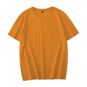 Vente en gros du fabricant T-shirts unisexes à manches courtes et col rond pour hommes de haute qualité 100% coton couleur unie Street Style - Product Image 5