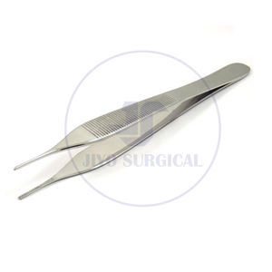 Fórceps de tejido Adson, pinzas quirúrgicas para pulgar, Punta dentada, aprobado por CE ISO, gran oferta, nuevos instrumentos de acero inoxidable, parte superior - Product Image 5