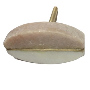 Bouton de quincaillerie en marbre antique personnalisé boutons de tiroir différentes formes Lametierartz armoires de cuisine commodes finition chromée antique - Product Image 1