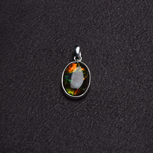 Ammolita piedra preciosa Natural de calidad superior de natural de piedras preciosas de plata - Product Image 6