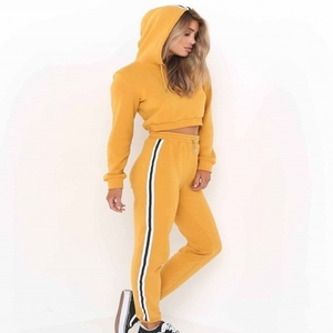 Haut et bas femmes luxe Street Wear hiver mode fille soie survêtement et survêtement pour la course et le Jogging Style 2025 - Product Image 3