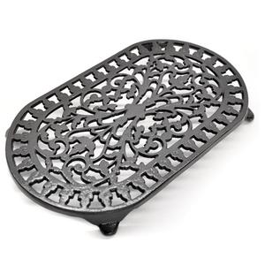 Luxurious Shiny <b>Silver</b> Floral Handmade Metal Trivet Creative New <b>Placemats</b>/<b>Coasters</b> Kitchen Decorative Mat/Pad - Product Image 3
