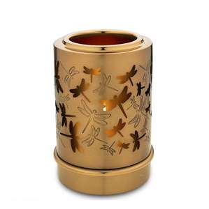 <b>Tea</b> Light Brass and Black Cremation <b>Urns</b> for Funeral Ashes Metal Brass/Aluminum - Product Image 4