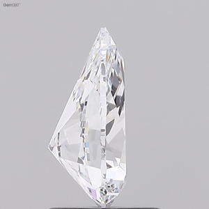 Diamante Labgrown en forma de pera, HPHT-CVD de joyería de Diamante Suelto, tamaño 1,20 Ct, Color E, claridad SI1 - Product Image 4