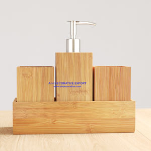 Ensemble d'accessoires de salle de bain moderne 4 pièces pour mariage à domicile, hôtels et restaurants, ensemble sanitaire décoratif - Product Image 3