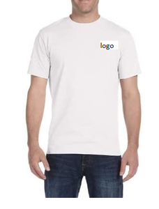 <b>Men's</b> Classic T-Shirt <b>White</b> Cotton Custom Printing Logo <b>Men</b> T Shirt Casual Quantity Hot Selling - Product Image 6