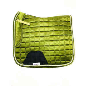 Alfombrilla de sillín de doma de satén verde con circunferencia moda COB Horse Euro Cavall 2024 - Product Image 1