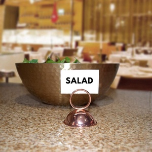 ขาตั้งการ์ดทำจากโลหะสแตนเลสสำหรับวางบนโต๊ะสำหรับร้านอาหารคาเฟ่งานแต่งงานงานปาร์ตี้ - Product Image 4