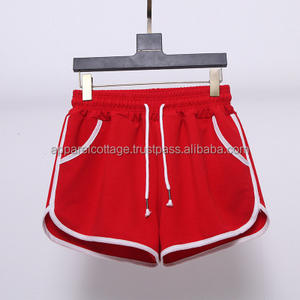 ขายส่งโพลีเอสเตอร์ 100% ชายหาดกลางแจ้งลายกระเป๋าโยคะยิมออกกําลังกายสวมใส่เซ็กซี่สบายๆทําลายกีฬา slim กางเกงขาสั้นร้อน - Product Image 3