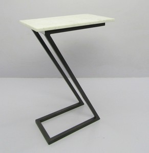 Mesa Z de Metal y mármol - Product Image 1