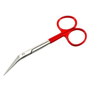 Disponible en stock, fabricación directa de fábrica, tijeras de iris, dentado, curvo, recto, quirúrgico, de acero inoxidable - Product Image 3