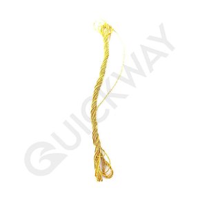 Qui Way Industries vente personnalisé or Blion sacs à cordon vêtements Tricot Technique fil cordon motif corde en métal finition torsadée - Product Image 3