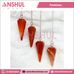 Péndulos facetados con temática de Ángel, de cuarzo, amatista, al mejor precio - Product Image 4