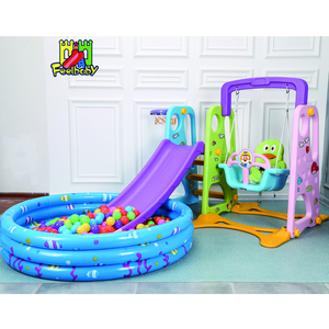 Feelbaby personalizzabile in plastica per bambini Swing con scivolo per giardino educativo residenziale o occasioni pubbliche - Product Image 6