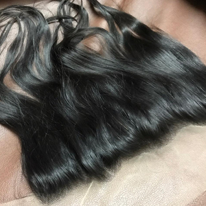 Nuevo estilo 2020 HD Frontal de encaje pieza de cabello humano Natural 13X4 frontales sin procesar del pelo del templo italiano onda Frontal pieza - Product Image 1