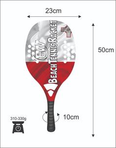 Raquettes de beach tennis sur mesure, raquettes de paddle/Padel, 100% fibre de verre, poignée en fibre de carbone, poids 320-340g, logos, combinaisons de couleurs - Product Image 3