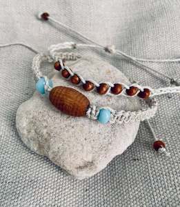 ชุดกำไลข้อมือป่านถักแบบทันสมัย - Product Image 1