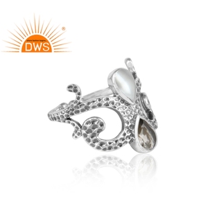 ชุดพลอยอเมทิสต์สีขาวไข่มุกธรรมชาติ,แหวนเจ้าหญิงสีเขียวเงินสเตอร์ลิงขายส่ง - Product Image 3