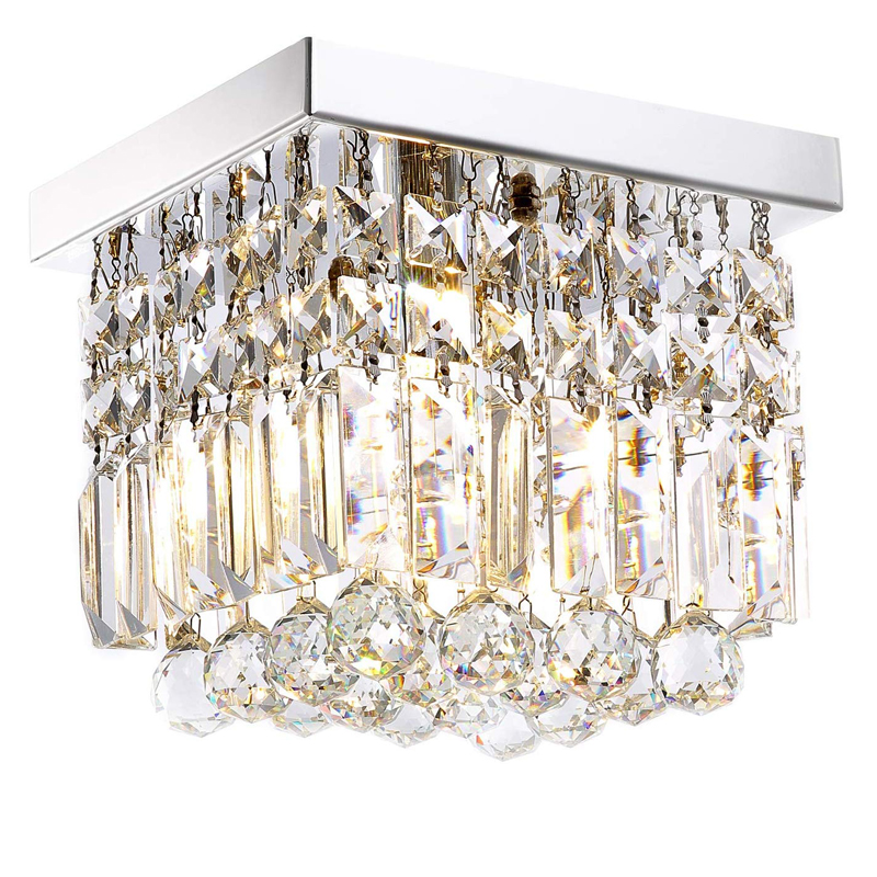 Современное Внутреннее антикварное украшение, роскошный круглый хрустальный потолочный светильник для дома, отеля