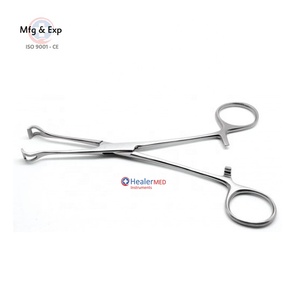 Pinzas para Tejidos Babcock - Pinzas de Agarre y Hemostáticas de Acero Inoxidable, Instrumentos Quirúrgicos Manuales, Herramientas Quirúrgicas Básicas - Product Image 1