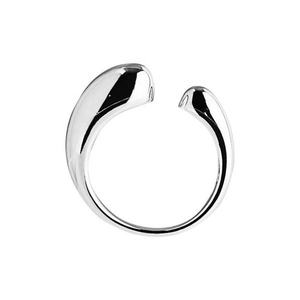 925 Sterling Silver Handmade Unique Genie Wrap Around Stacking Open Band Statement Silver <b>Ring</b> Buy Online Now From Manufacturer - Product Image 2
