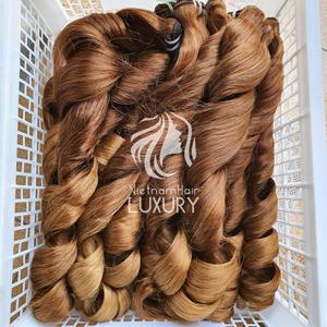 Cabello Humano Remy Virgen de Color, con Volumen, de Vietnam, Trama Única, Alta Calidad, Longitud de 10 y 12 Pulgadas, de Múltiples Donantes - Product Image 1