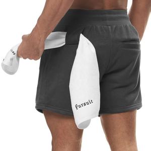 Pantalones cortos deportivos para hombre, ropa deportiva con bolsillos para teléfono, venta al por mayor - Product Image 2