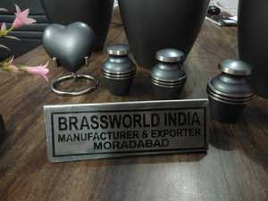 Bandas de aluminio para cremación de urnas, suministros funerarios, BRASSWORLD, INDIA - Product Image 2