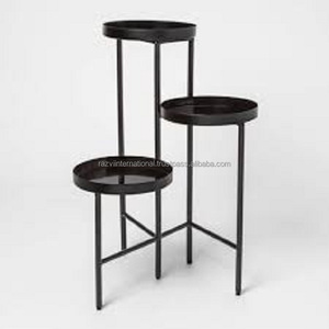 Soporte Metálico de 3 Niveles para Macetas, con Recubrimiento en Polvo, Ecológico y Duradero, para Uso en Interiores y Exteriores - Product Image 5
