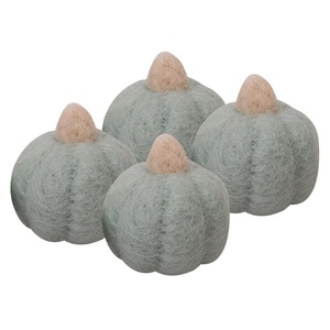 Fatti a mano luce blu 100% nuova zelanda <span class=keywords><strong>lana</strong></span> ago infeltrito zucca per feste di Halloween decorazioni - Product Image 2