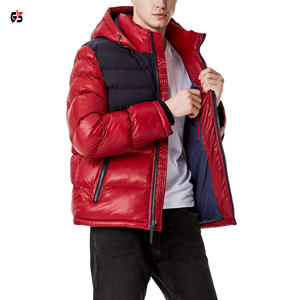 Veste matelassée pour homme, tenue chaude d'hiver à fermeture éclair, Logo personnalisé, haute qualité, OEM, vente en gros - Product Image 4