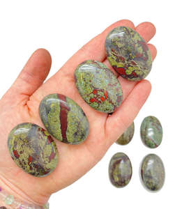 Vente en gros de jaspe naturel sang de dragon, pierre de palmier en cristal poli, pierre semi-précieuse artisanale pour la guérison énergétique et le cristal Reiki - Product Image 2