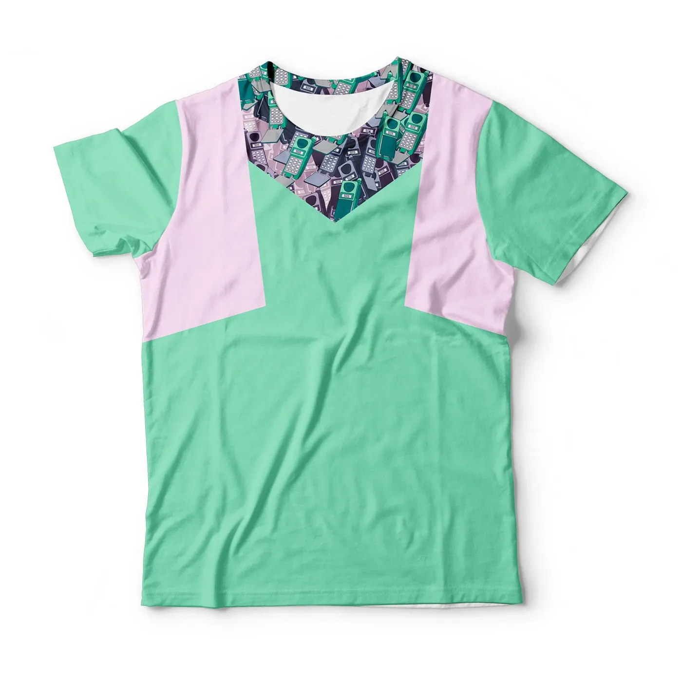新しい夏のトップTシャツトレンド100コットンパッチワーク高品質卸売カスタムロゴTシャツ男性用