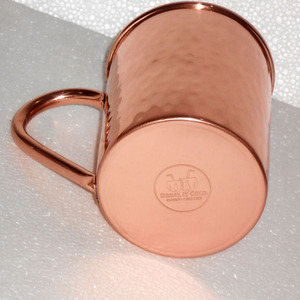 Taza Moscow Mule de Cobre de la Más Alta Calidad con Asa Remachada Resistente, Tazas Moscow Mule de Cobre en Oferta para Vodka - Product Image 3