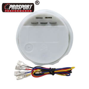 Nouveau pour 216SWFL-CB Jauge de niveau de carburant numérique 52 mm à cadran noir avec fonction d'avertissement LED rouge en acier inoxydable 12V/24V pour véhicules lourds - Product Image 3