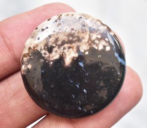 ¡Mejor calidad! Fósil-GEMA de ágata, gema semipreciosa suelta, GEMA, ágata de raíz de Palma - Product Image 3