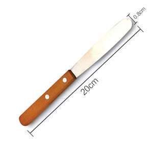Espátula mezcladora de cera de yeso para laboratorio Dental, mango de madera - Product Image 1